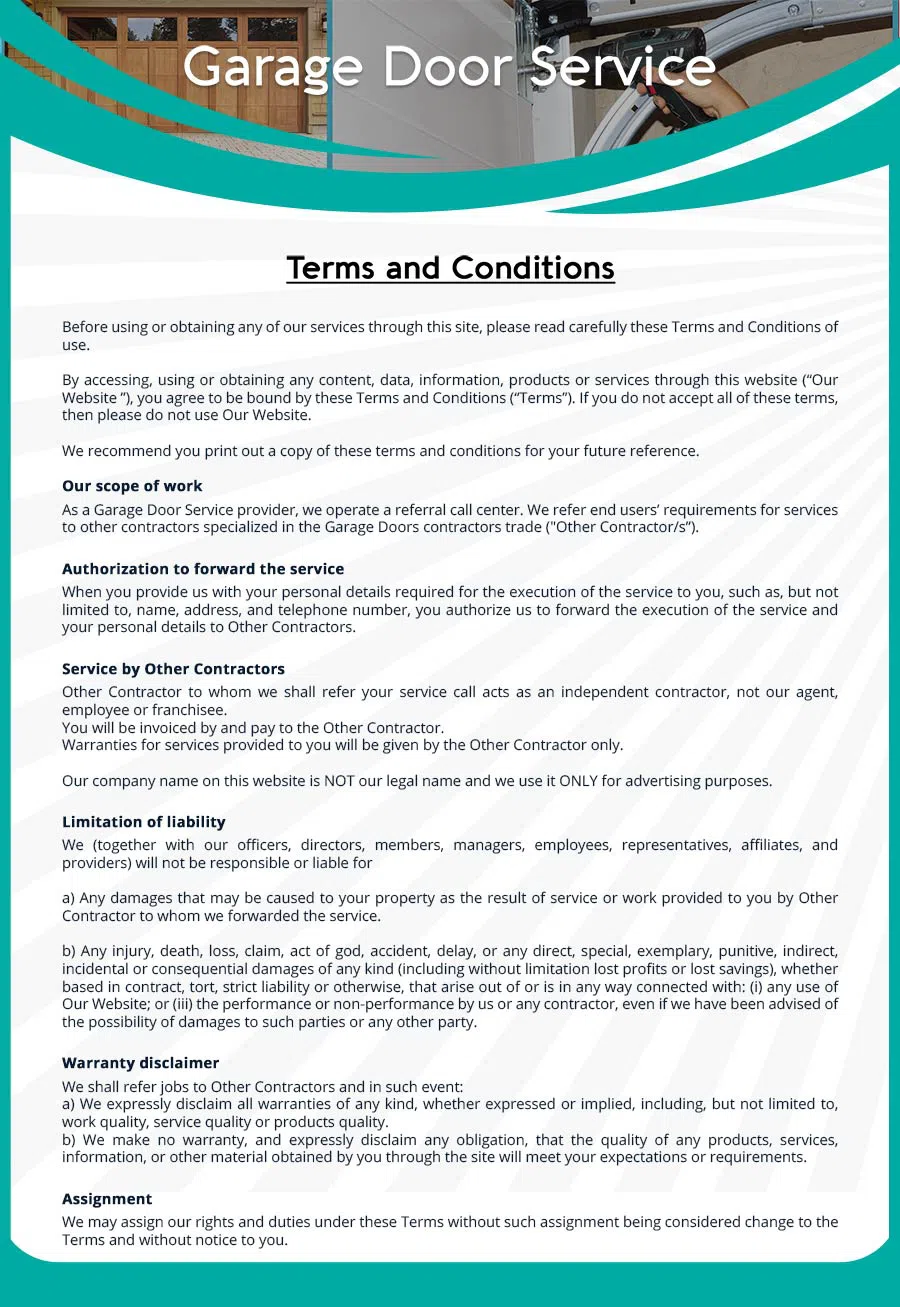 Garage Door Mobile Service Repair Royal Palm Beach, FL 561-953-1148